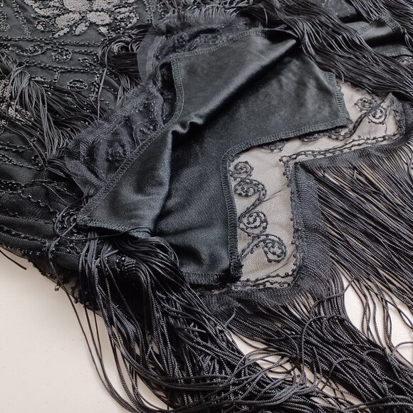 Fringe Sequin Beaded Flapper Dress - Picture 10 of 16